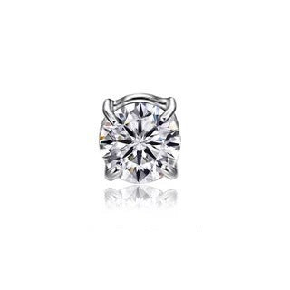Unisex Zircon Stud Earrings | Magnetic Non-Piercing Ear Clips | Luxury Sparkle Zirconia Magnet Earrings for Men & Women | Trendy Minimalist Clip-on Studs | 2026 High-Fashion No-Hole Jewelry