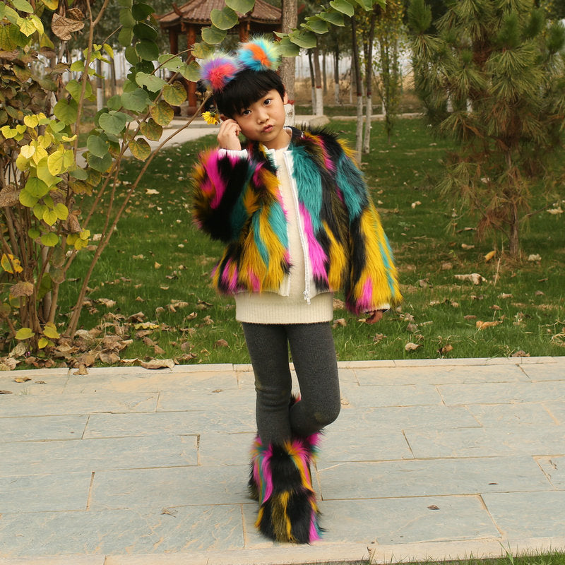 Kids' Faux Fur Coat