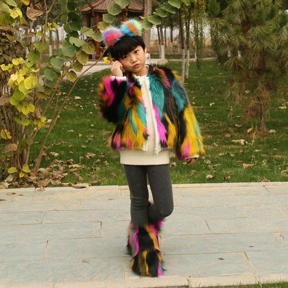 Kids' Faux Fur Coat