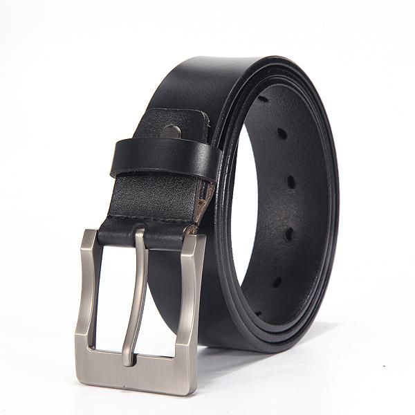 Men’s Luxury Genuine Leather Belt | Premium High-Quality Designer Dress Belt | Classic Formal Cowhide Leather Waistband | Men's Executive Business Belt with Polished Buckle