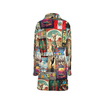 Colores de Mexico The Love of Mexico Fleece Robe