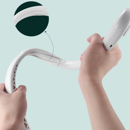 Oudoor Hot Sale Usb Charging Hanging Neck Small Fan Retro Mini Handheld Silent Lazy Sports Portable Electric Fan