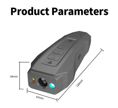 Ultrasonic barking stopper, anti-barking artifact, rechargeable, variable frequency LED flashing light, portable dog training device