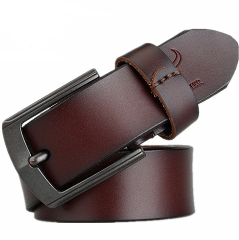 Men’s Dynamic Buckle Leather Belt | High-Sense Automatic Business Casual Waistband | Trendy Minimalist Precision-Lock Belt | Luxury-Label Statuesque Men’s Accessory | 2026 High-Fashion Radiant Urban Essential