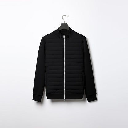 Men’s Lightweight Stand Collar Knit Jacket