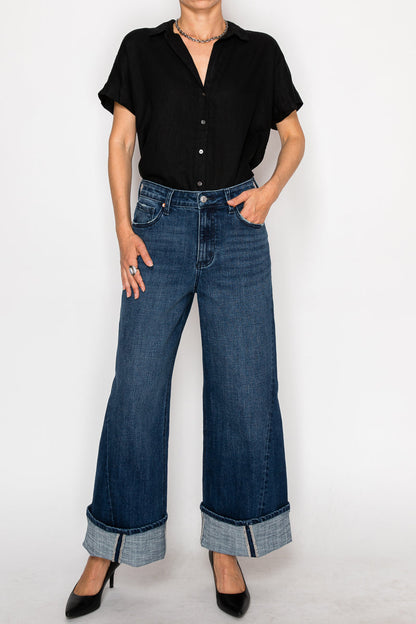 Athena Inseam Transform High Rise A-wide Jeans