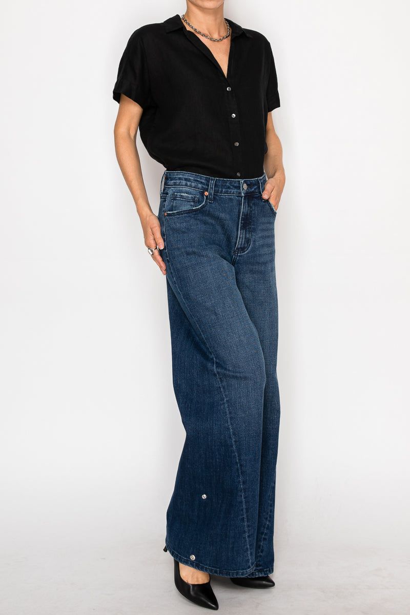 Athena Inseam Transform High Rise A-wide Jeans