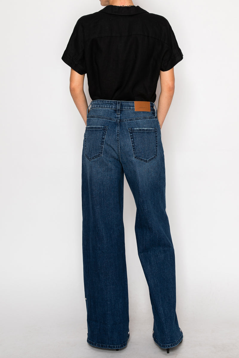 Athena Inseam Transform High Rise A-wide Jeans
