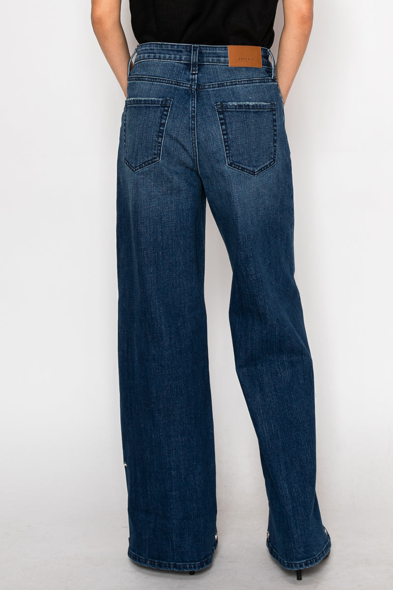 Athena Inseam Transform High Rise A-wide Jeans