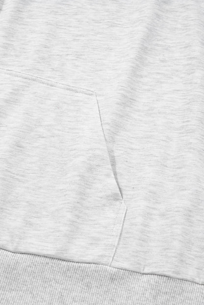 Threaded Pear Sophia Patchwork asymmetric Sleeve PLUS Hoodie