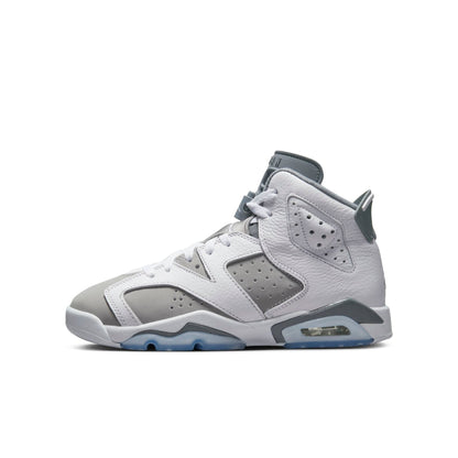Air Jordan Grade School Retro 6 Gs 'Cool Grey' Sneakers