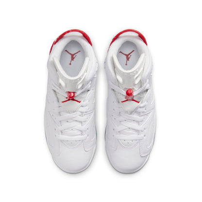 Air Jordan Youth Retro 6 Gs 'Red Oreo' Sneakers