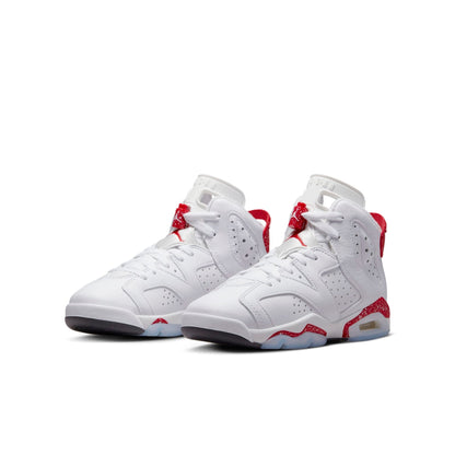 Air Jordan Youth Retro 6 Gs 'Red Oreo' Sneakers