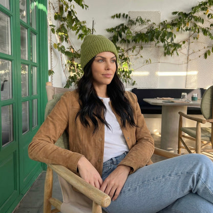 Anna-Kaci Soft Knit Winter Beanie with Warm Thick Ribbed Texture