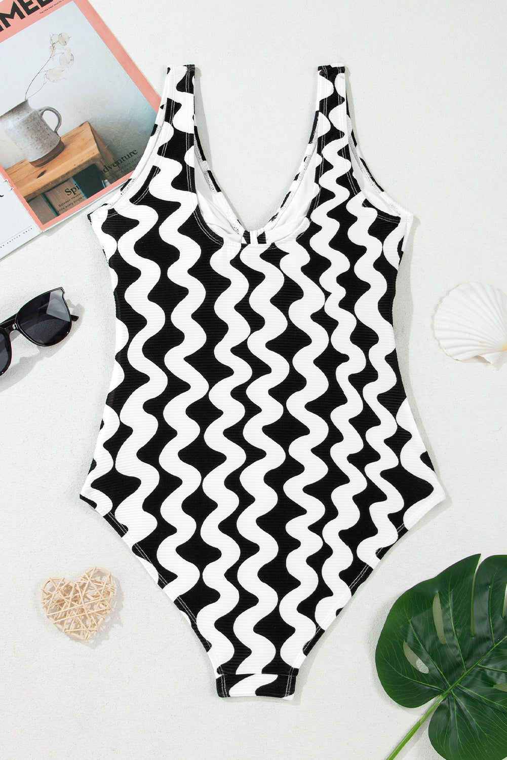 Threaded Pear Meilani Cut One Piece Swimsuit