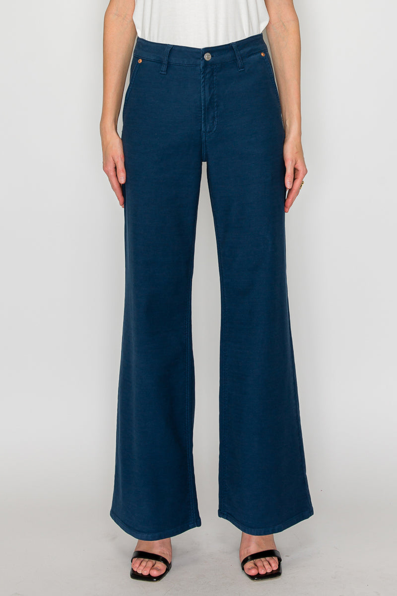 Anastasia Tummy Control High Rise Wide Flare Jeans