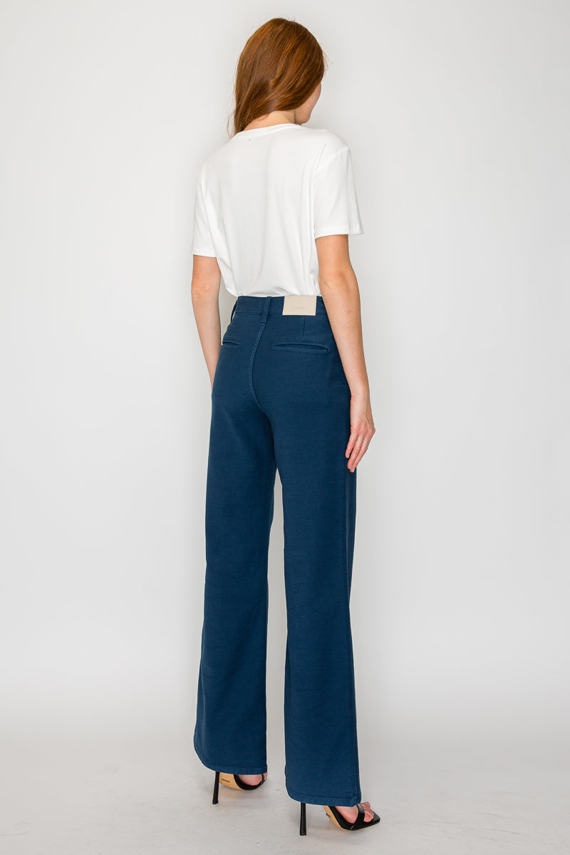 Anastasia Tummy Control High Rise Wide Flare Jeans