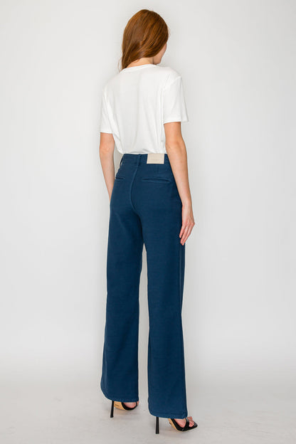 Anastasia Tummy Control High Rise Wide Flare Jeans