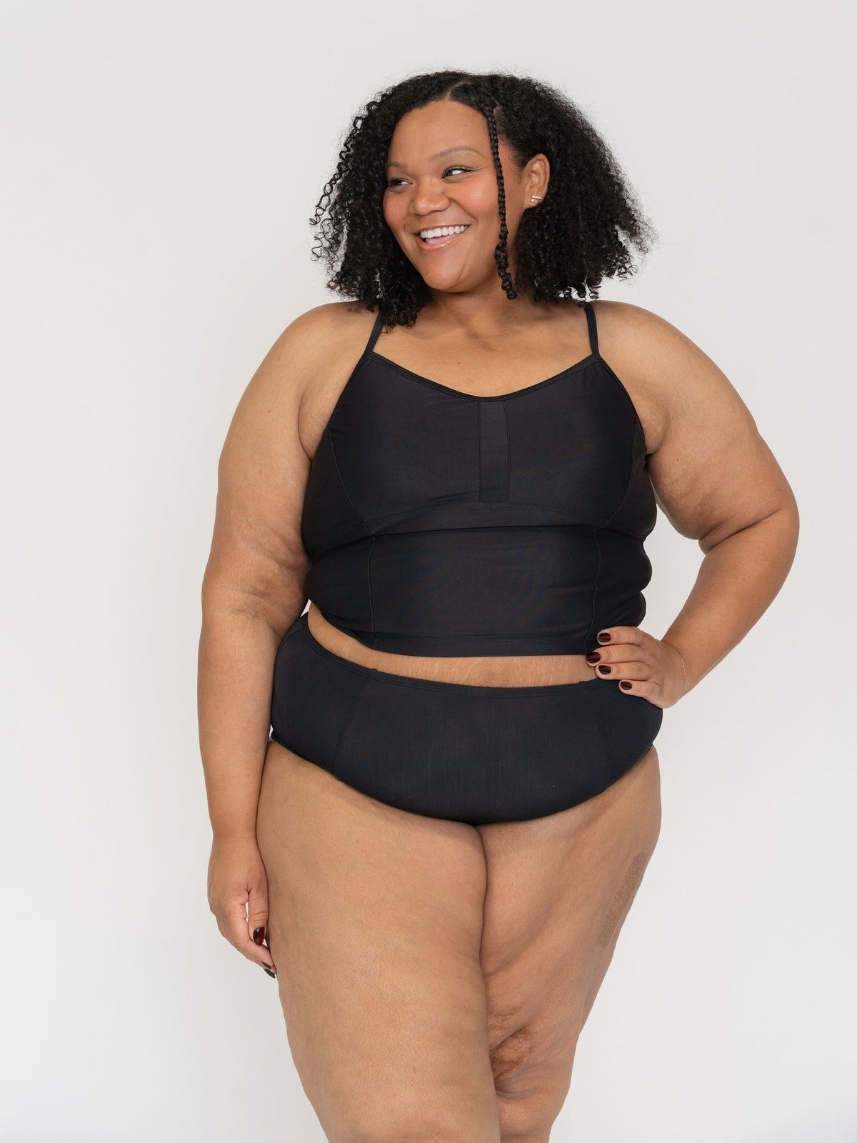 Black Classic Crop Top