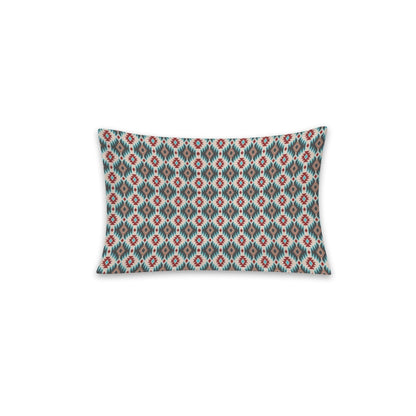Baha Ranch Teal Aztec Pillowcase Made in America