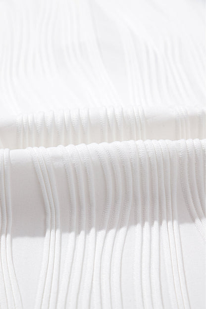 Threaded Pear Raina Wavy Textured Tee