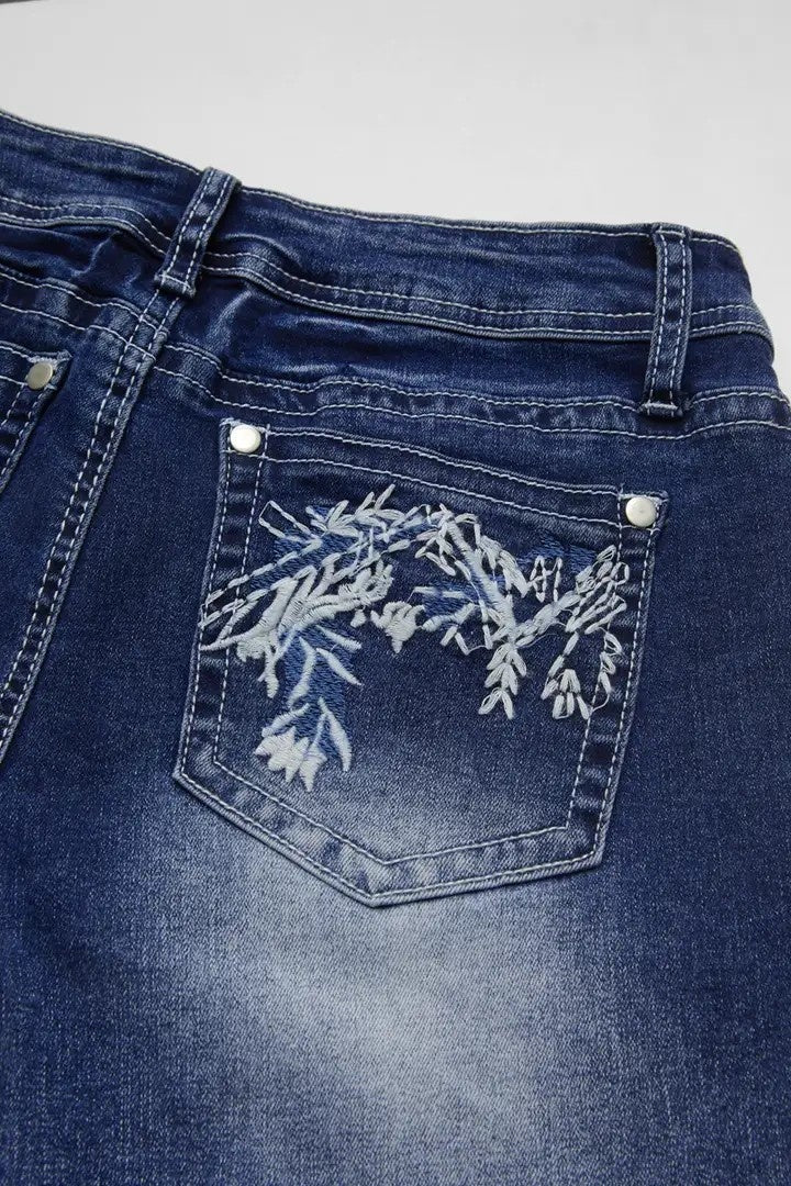 Women’s Athleisure Skinny Jeggings | Mid-Rise Pull-On Denim Jeans with Drawstring Waist | Butt-Lifting Dark Wash Stretch Denim for Women