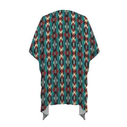 Baha Ranch Southwestern Aztec Duster Kimono Coverup