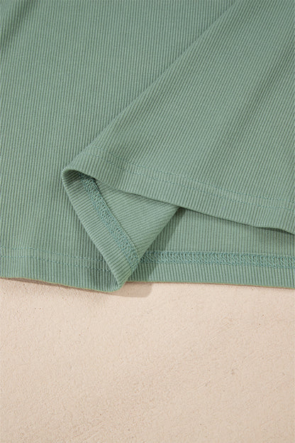 Threaded Pear Faye Colorblock Patchwork Raglan Long Sleeve Top