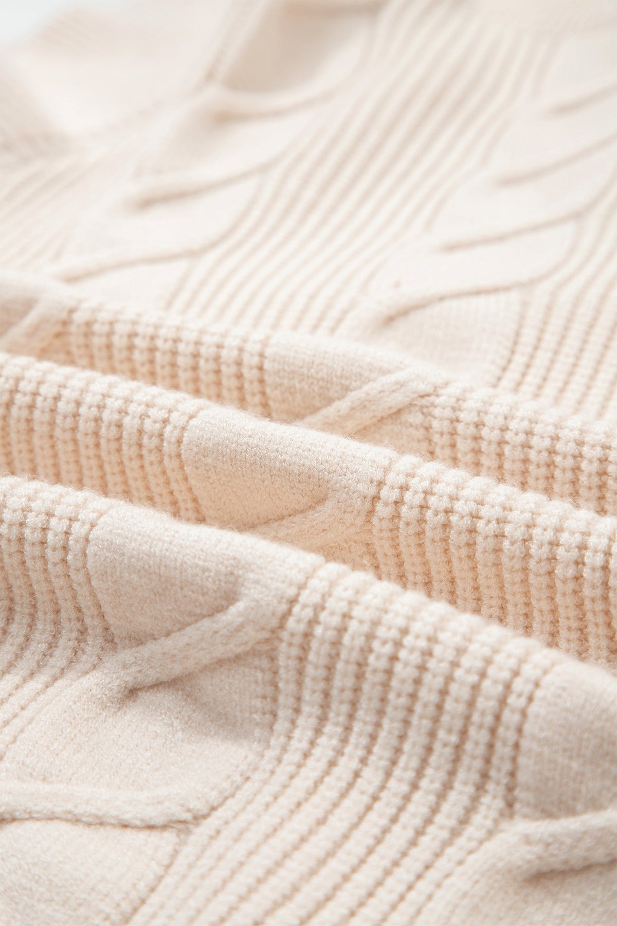 Threaded Pear Zaylee Ruffled Short Sleeve Sweater