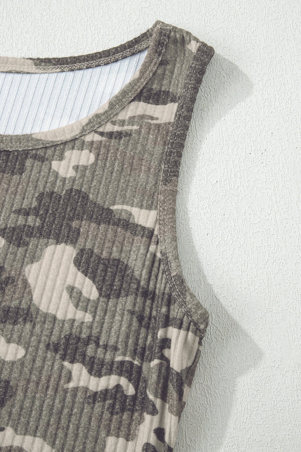 Threaded Pear Wrenley Ribbed Knit Tank Top