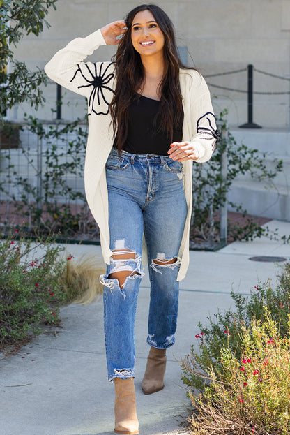 Threaded Pear Trinity Open Front Duster Cardigan