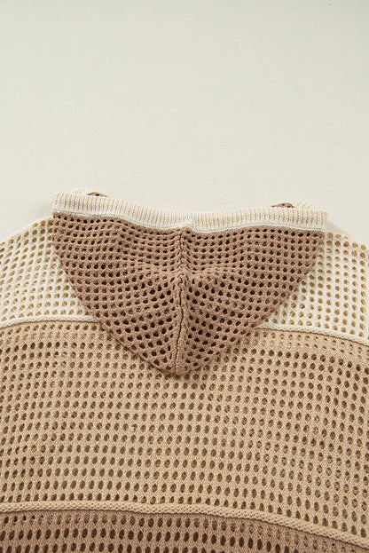 Threaded Pear Icelynn Knit Hooded Jumper PLUS Sweater