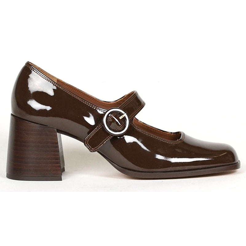Women’s New Mary Jane Chunky High Heels | Elegant One-Word Buckle Strap Pumps | Retro Square Toe Block Heels | Trendy Office & Streetwear Mary Janes for Women