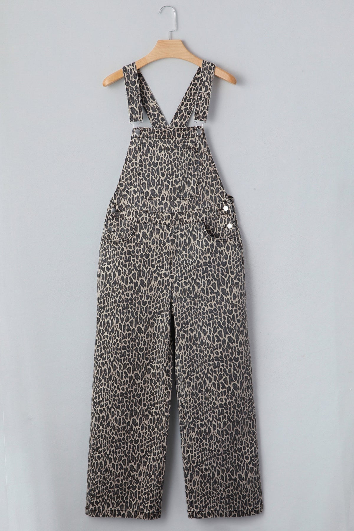 Threaded Pear Soleil Leg Loose Overall Jumpsuit