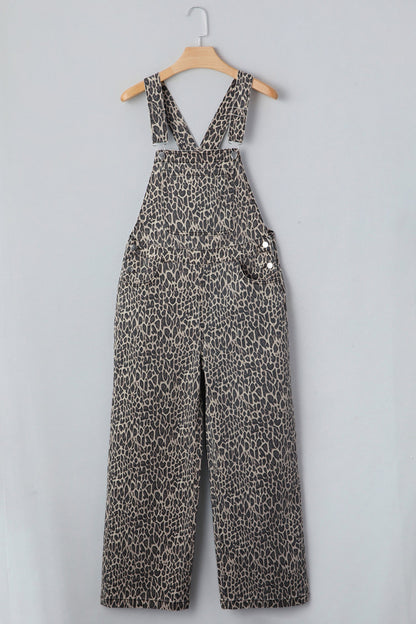Threaded Pear Soleil Leg Loose Overall Jumpsuit
