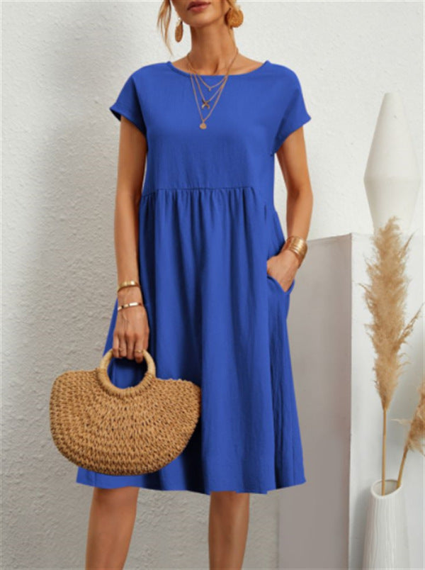 Women’s Summer A-Line Dress with Pockets