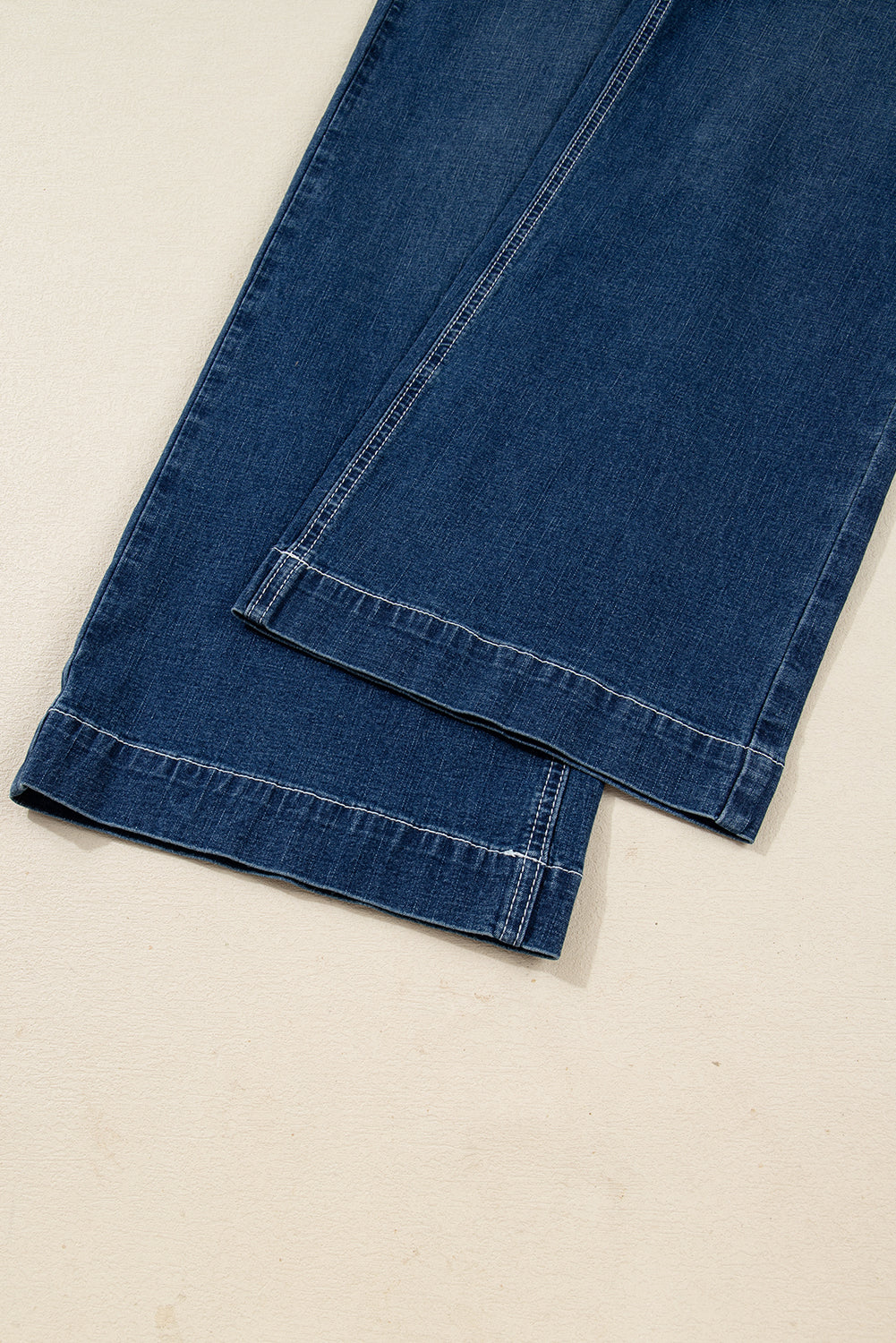 Threaded Pear Daria Detail Loose Cuffed Jeans