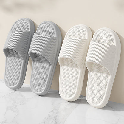 Striped Non-Slip House Slippers