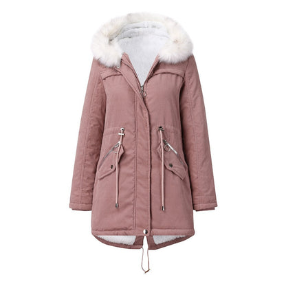 Women’s Fur Collar Padded Parka