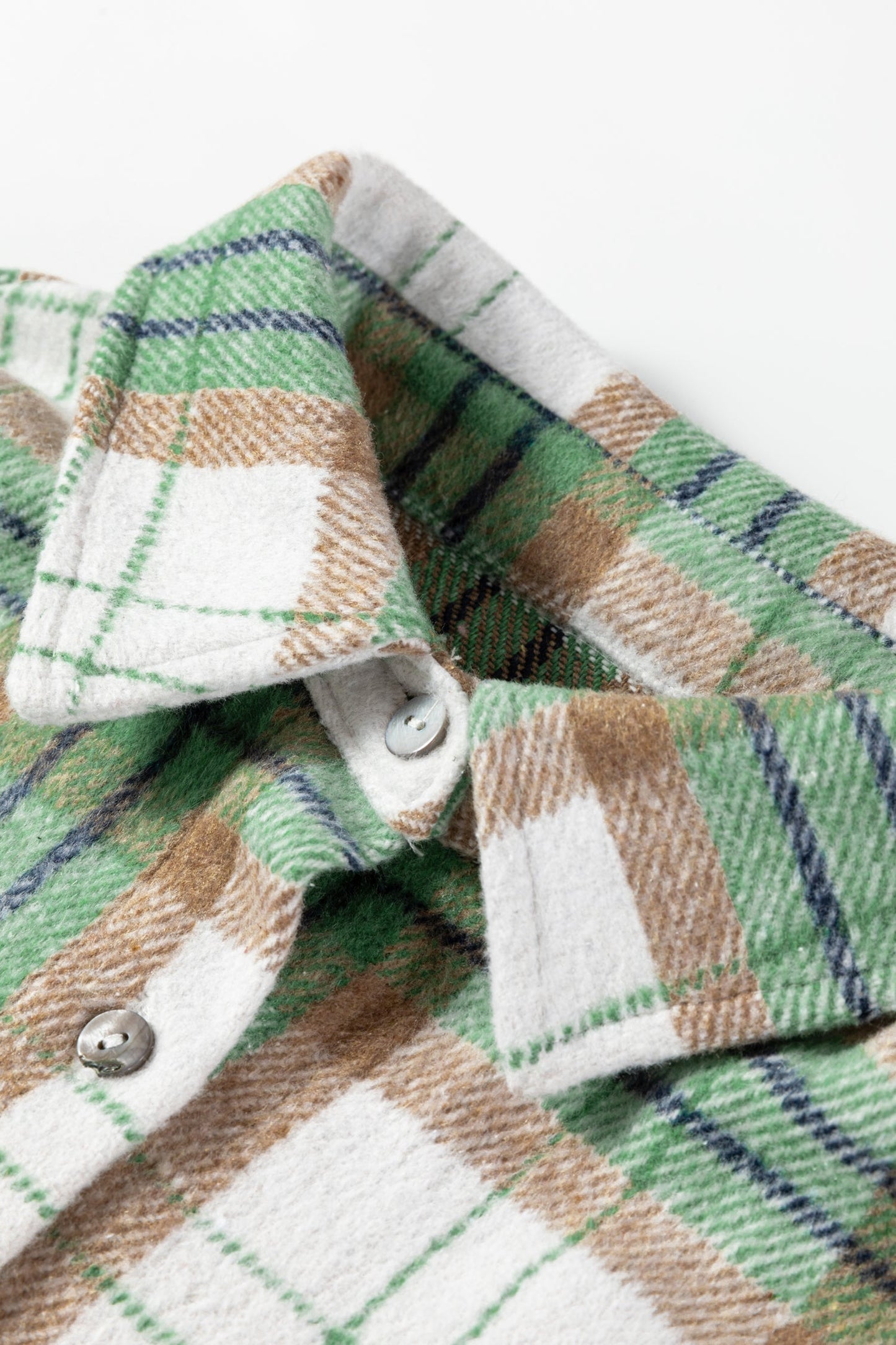 Threaded Pear Abigail Plaid Casual Flannel Shacket