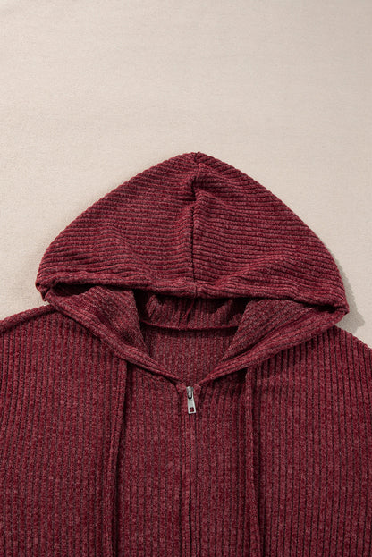 Threaded Pear Eleanor Up Front Drawstring Hoodie