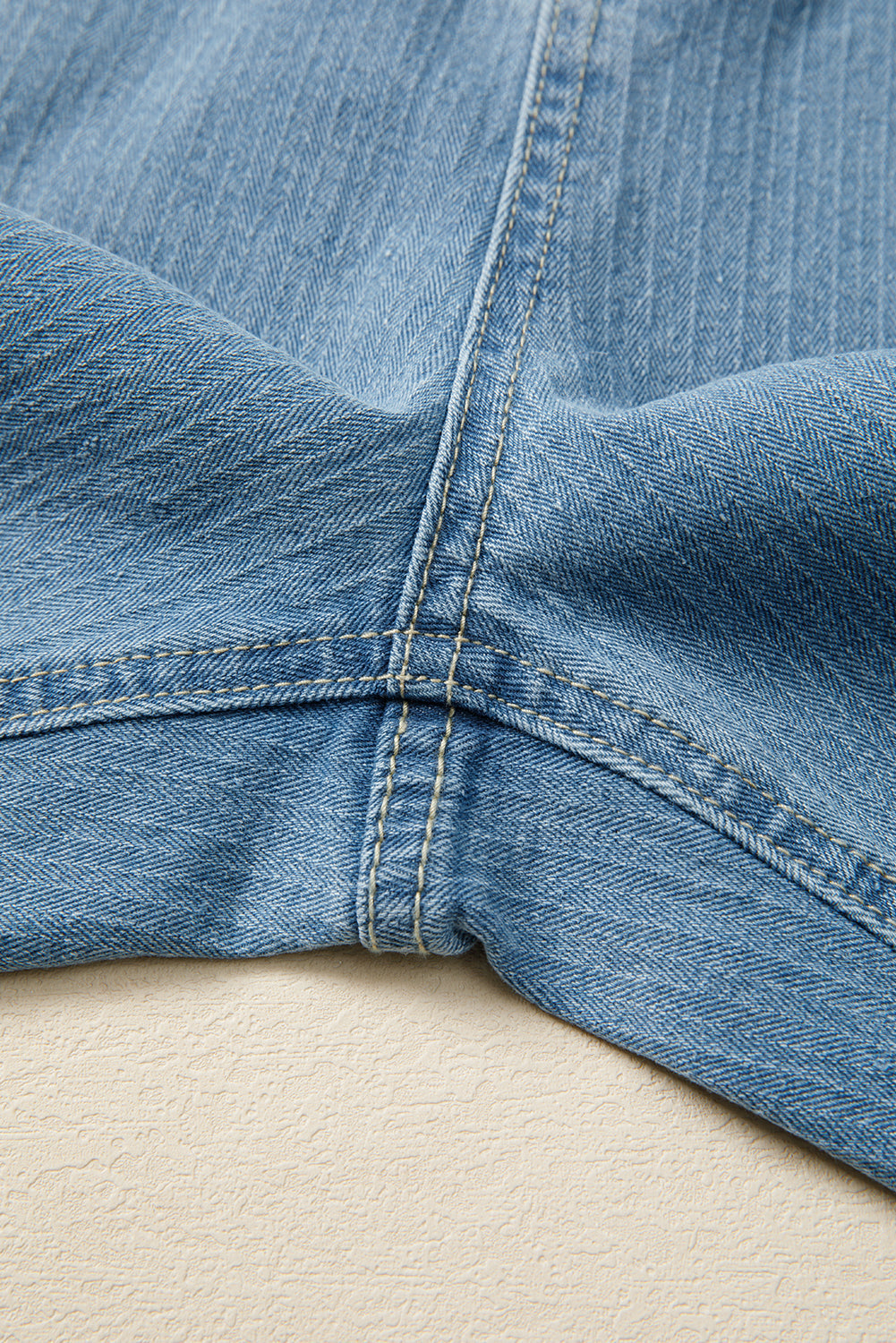 Threaded Pear Adelyn Textured Wide Leg PLUS Jeans