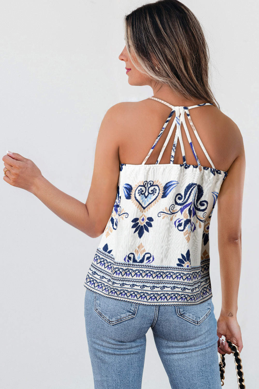 Threaded Pear Emmie Spaghetti Straps Loose Tank