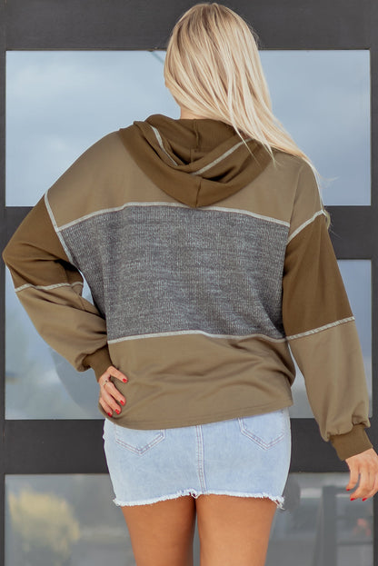 Threaded Pear Myrabella Exposed Seam Half Pullover