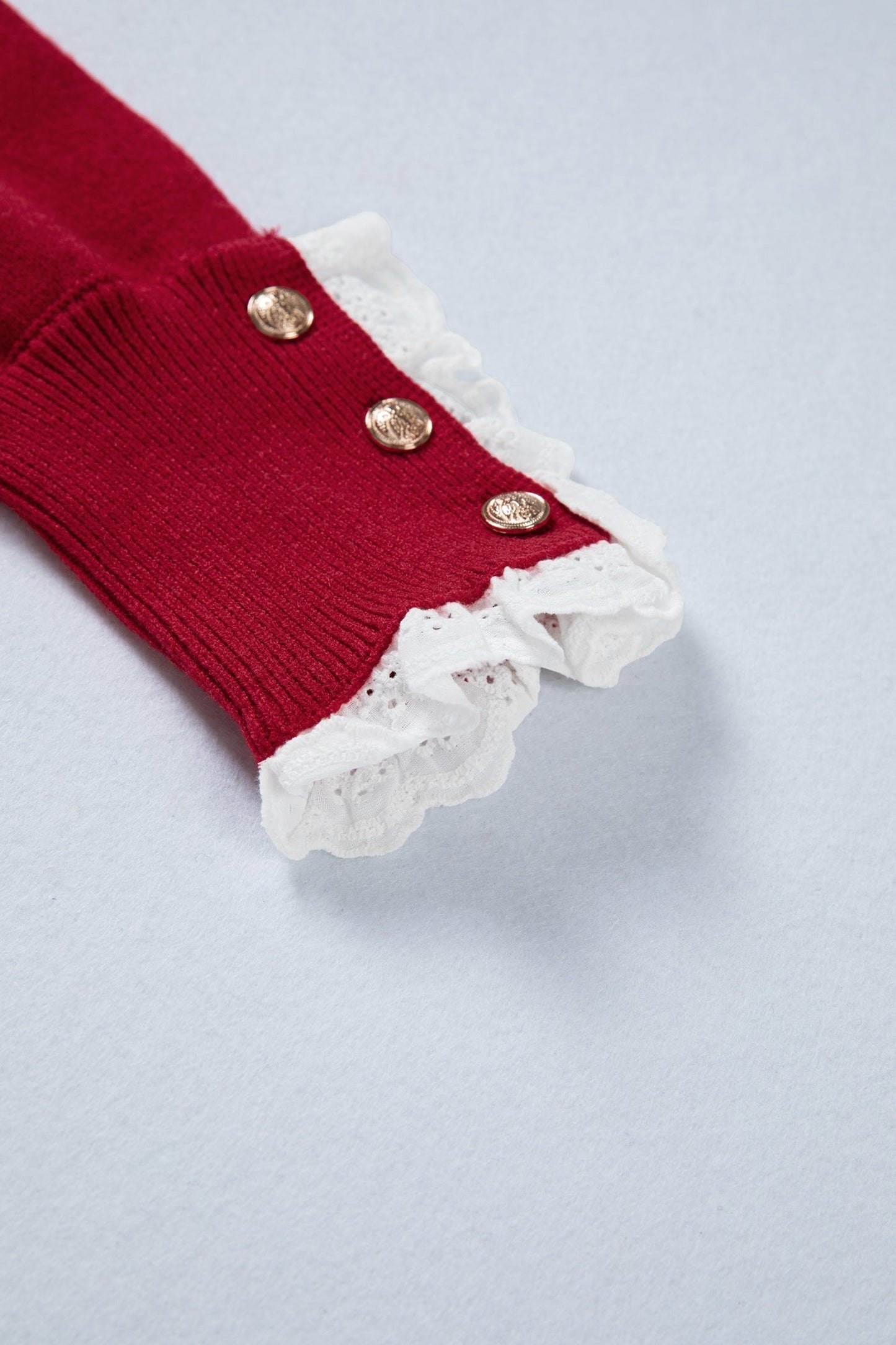 Threaded Pear Brooklynn Patchwork Cuffs Loose Sweater