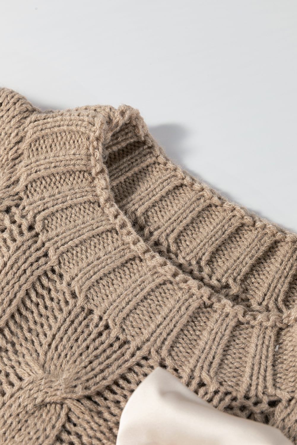 Threaded Pear Emma Bowknot Short Sleeve Sweater