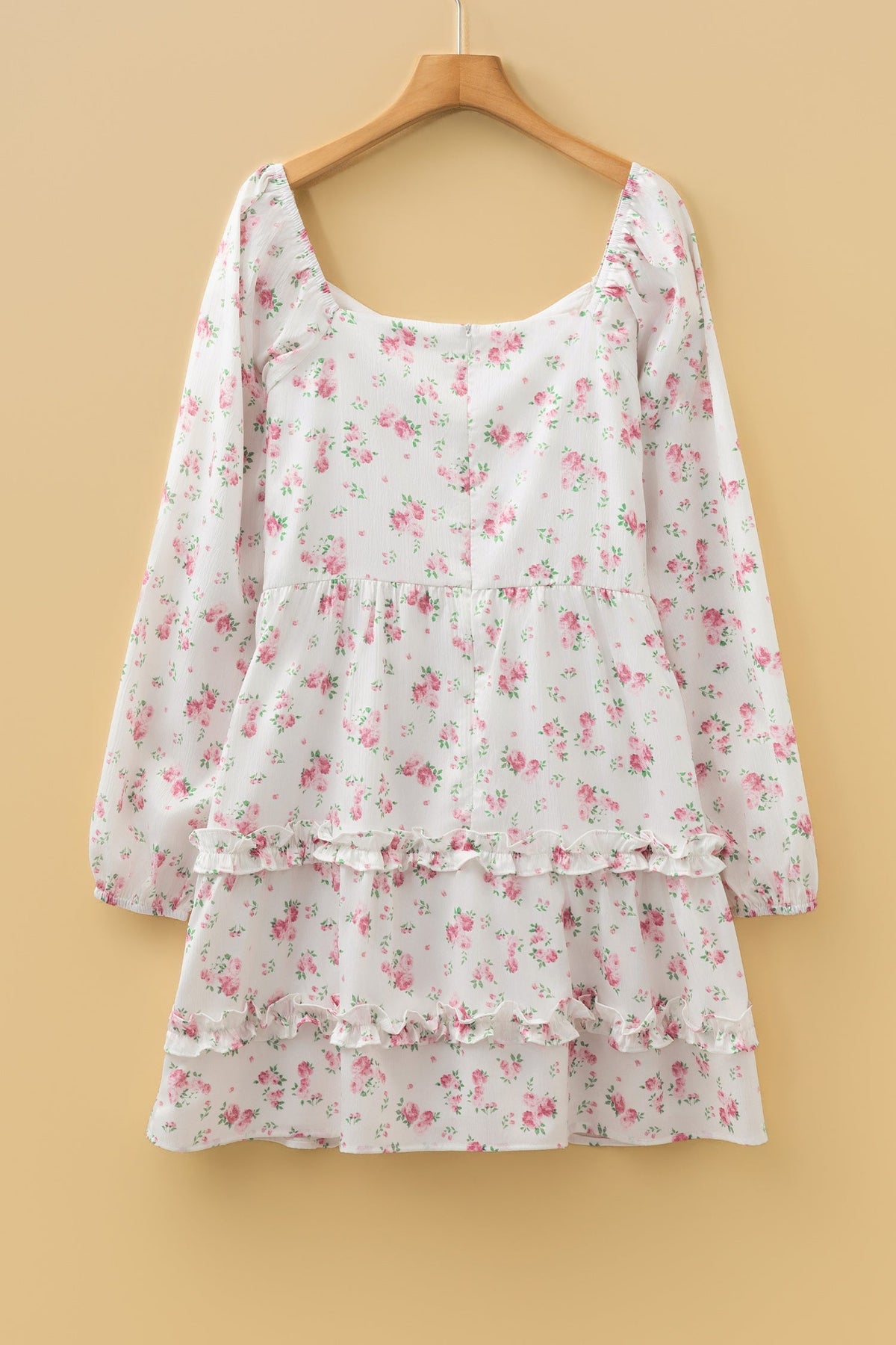Threaded Pear Lottie Detail Flared Mini Dress