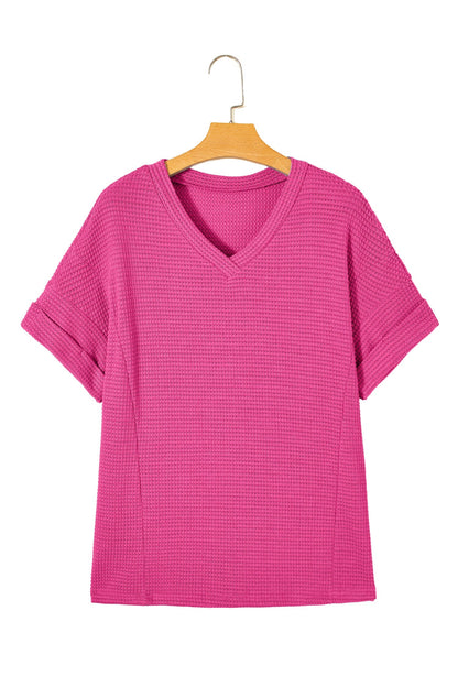 Threaded Pear Alexia Short Sleeve Knit Top
