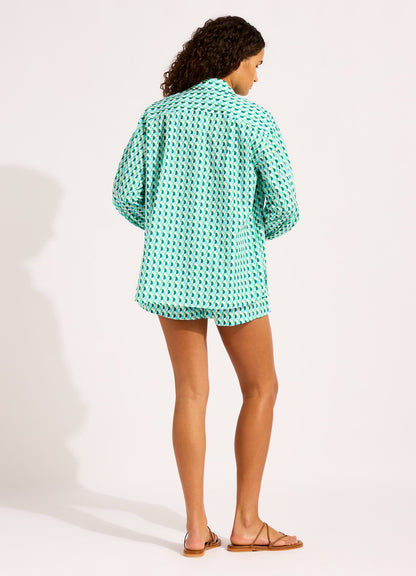 Sorrento Oversized Button Up Shirt