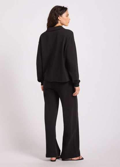 French Terry Polo Popover